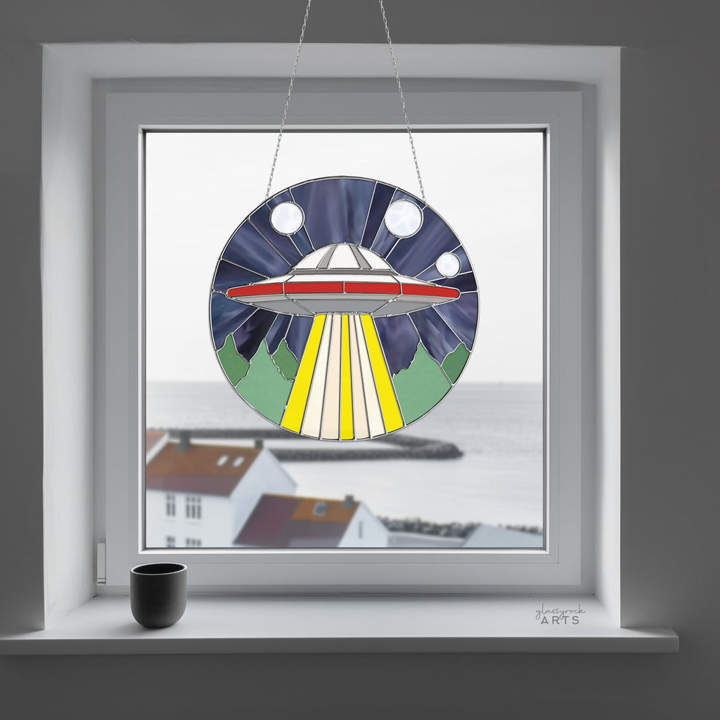 UFO Stained Glass Pattern