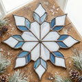 Gorgeous Snowflake Stained Glass Pattern